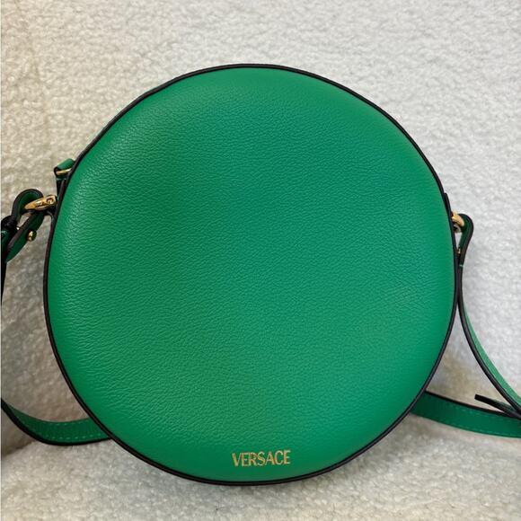 Versace Medusa Green Round Crossbody Bag - Picture 3 of 6